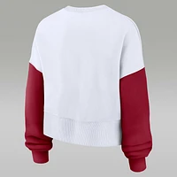 Oklahoma Sooners Primetime Women's Jordan College Pullover Crew