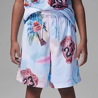 Jordan Dri-FIT Essentials Little Kids' Summer Pack Printed Mesh Shorts