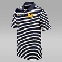 Michigan Wolverines Primetime Victory Striped Men's Jordan Dri-FIT College Polo