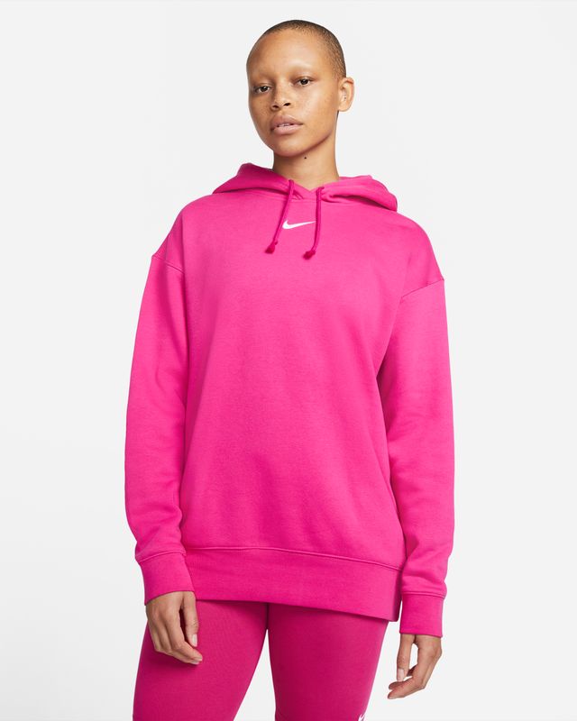 nike essential oversized fleece hoodie