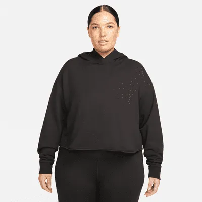 Nike Yoga Luxe Women's Cropped Fleece Hoodie (Plus Size). Nike.com