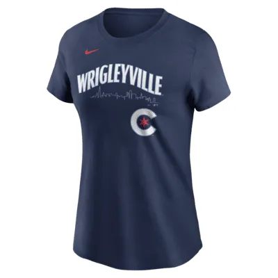 Nike City Connect Wordmark (MLB Chicago Cubs) Women's T-Shirt. Nike.com