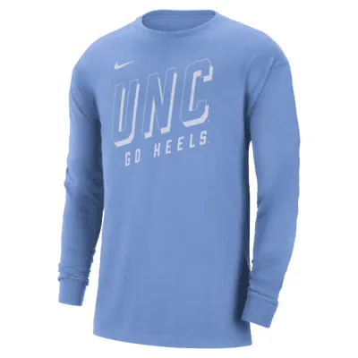 UNC Men's Nike College Long-Sleeve Max90 T-Shirt. Nike.com