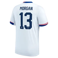 Alex Morgan USWNT 2024 Stadium Home Men's Nike Dri-FIT Soccer Jersey. Nike.com