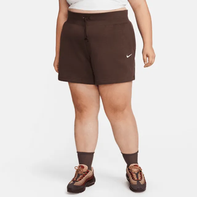 Nike Sportswear Women's High-Waisted Ribbed Jersey Shorts (Plus Size).