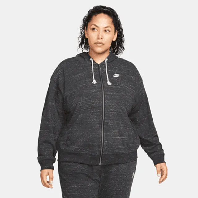 Milwaukee Brewers Nike gray In Pocket Gym Full-Zip Hoodie-L woman