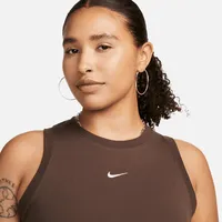 Nike Sportswear Chill Knit Women's Tight Cropped Mini-Rib Tank Top. Nike.com