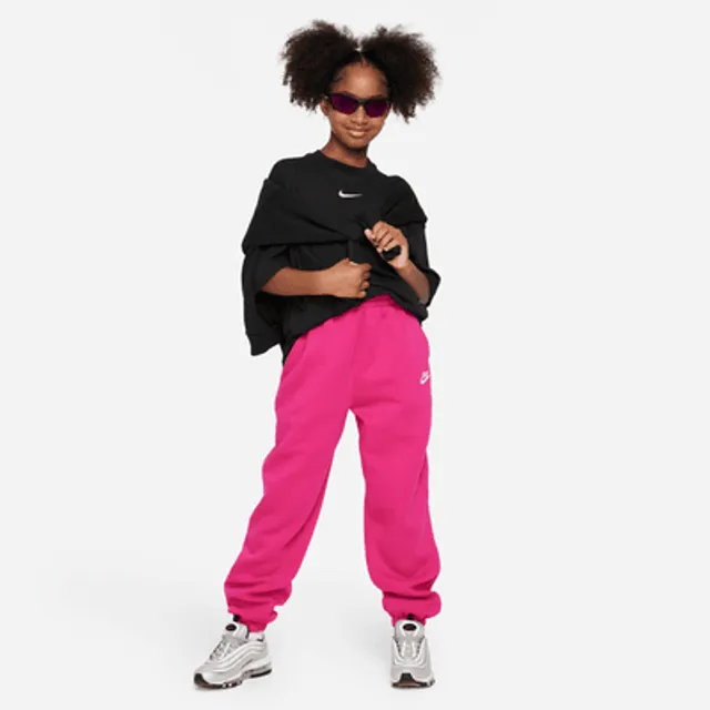 Nike Big Girls Sportswear Club Fleece Wide-Leg Pants - Macy's