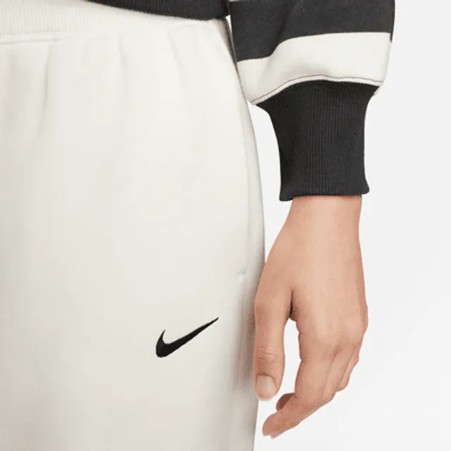 Nike Sportswear Phoenix Fleece Women's Oversized 3/4-Sleeve Striped Crop  Polo.