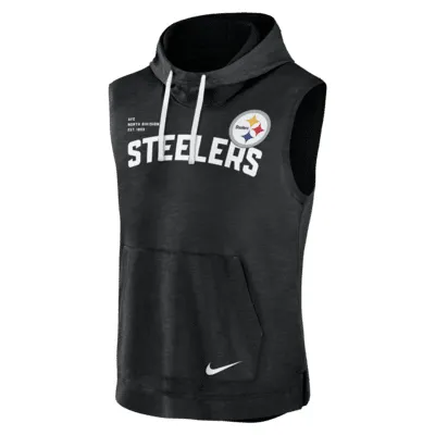 Nike Athletic (NFL Pittsburgh Steelers) Men's Sleeveless Pullover Hoodie. Nike.com