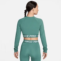 Nike Pro Women's Dri-FIT Cropped Long-Sleeve Top. Nike.com