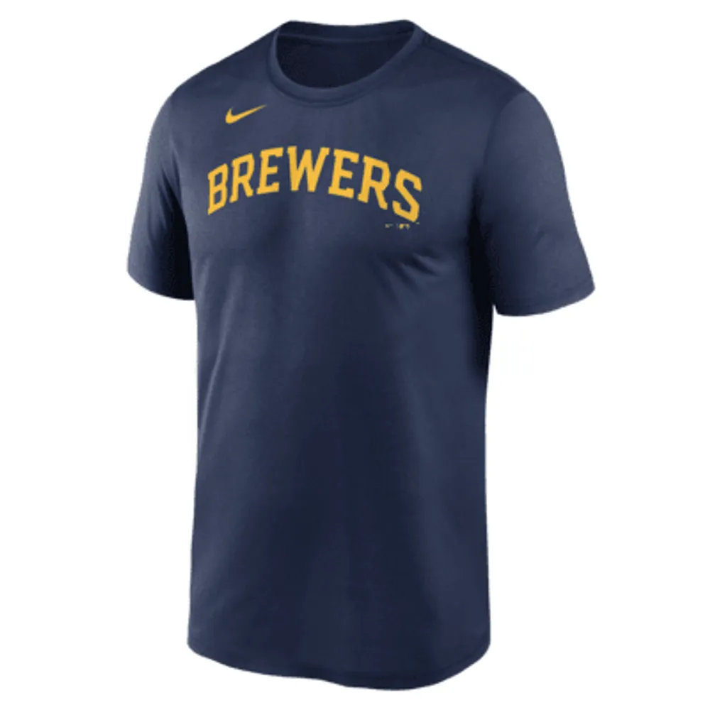 Nike Dri-FIT Icon Legend (MLB Milwaukee Brewers) Men's T-Shirt. Nike.com