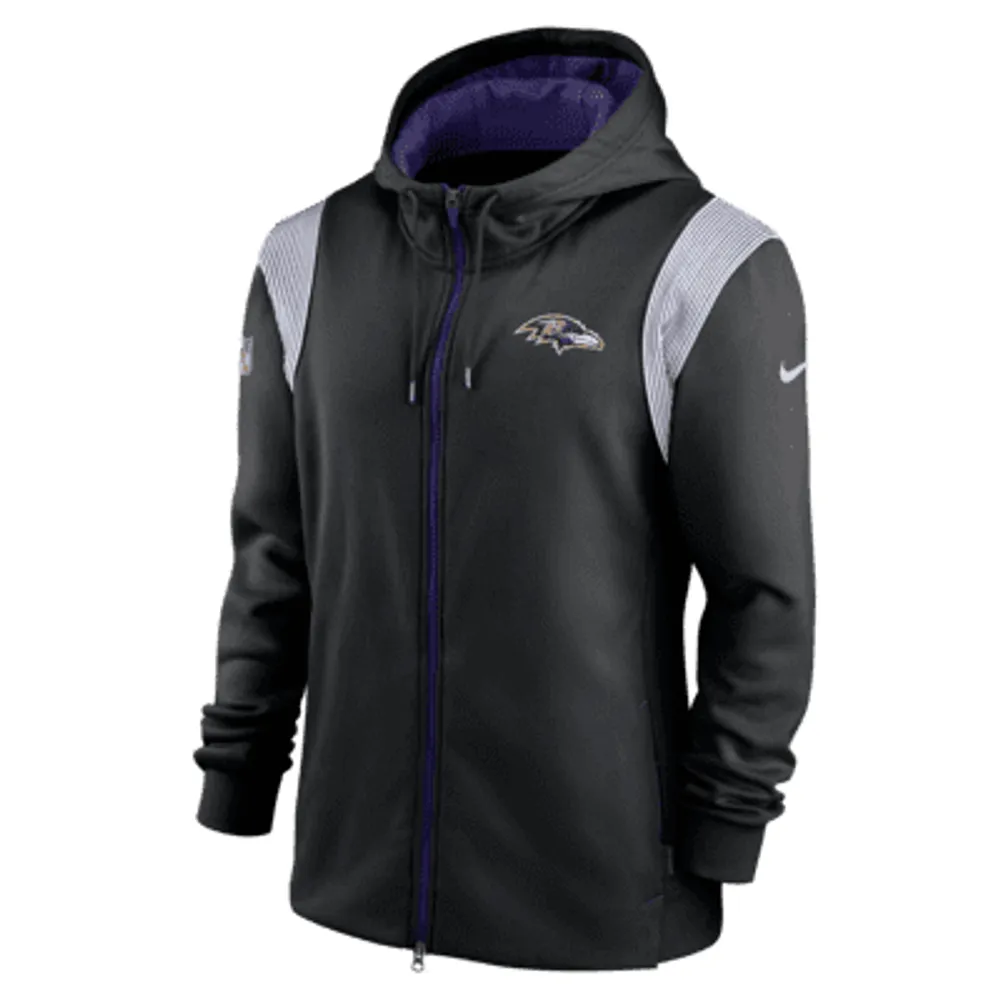 Nike Therma Lockup (NFL Baltimore Ravens) Men's Full-Zip Hoodie. Nike.com