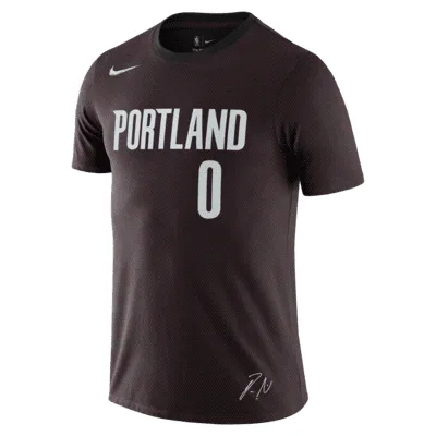 Damian Lillard Trail Blazers Men's Nike NBA T-Shirt. Nike.com