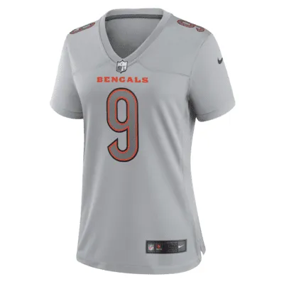 NFL Cincinnati Bengals Atmosphere (Joe Burrow) Women's Fashion Football Jersey. Nike.com