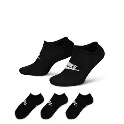 Nike Sportswear Everyday Essential No-Show Socks (3 Pairs). Nike.com