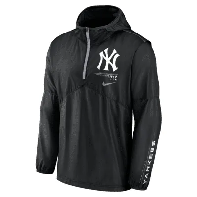 New York Yankees Jacket Mens Medium Nike Full Zip Blue