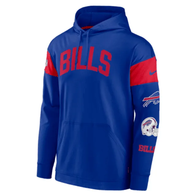 Nike Men's New York Giants Sideline Therma-FIT Pullover Hoodie - Blue - S Each