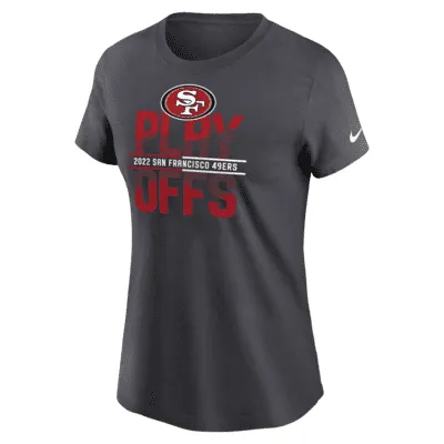 Nike 2022 NFL Playoffs Iconic (NFL San Francisco 49ers) Women's T-Shirt. Nike.com