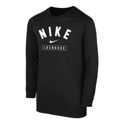 Nike Lacrosse Big Kids' (Boys') Long-Sleeve T-Shirt. Nike.com