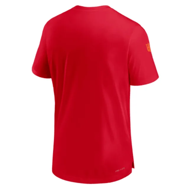 Kansas City Chiefs Nike Dri-FIT UV Coach Short Sleeve T Shirt - Mens