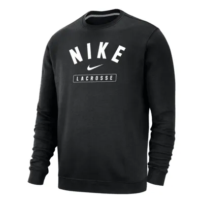 Nike Lacrosse Men's Crew-Neck Sweatshirt. Nike.com