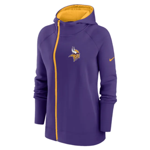 NFL Minnesota Vikings Girls' Fleece Hooded Sweatshirt - XL