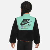 Nike Sportswear Illuminate Sherpa Half-Zip Jacket Little Kids' Jacket. Nike.com