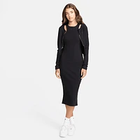 Nike Sportswear Chill Knit Women's Slim Sleeveless Ribbed Midi Dress. Nike.com