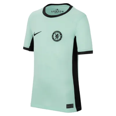 Raheem Sterling Chelsea 2023/24 Stadium Away Big Kids' Nike Dri-FIT Soccer Jersey. Nike.com