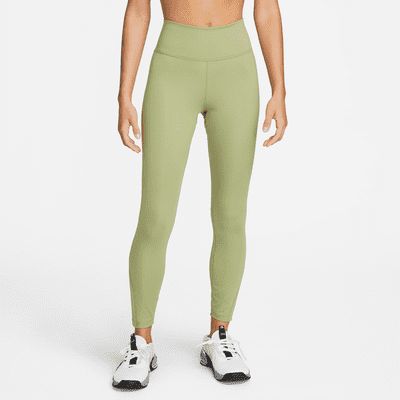 Legging 7/8 taille mi-haute à empiècements en mesh Nike One pour Femme. FR