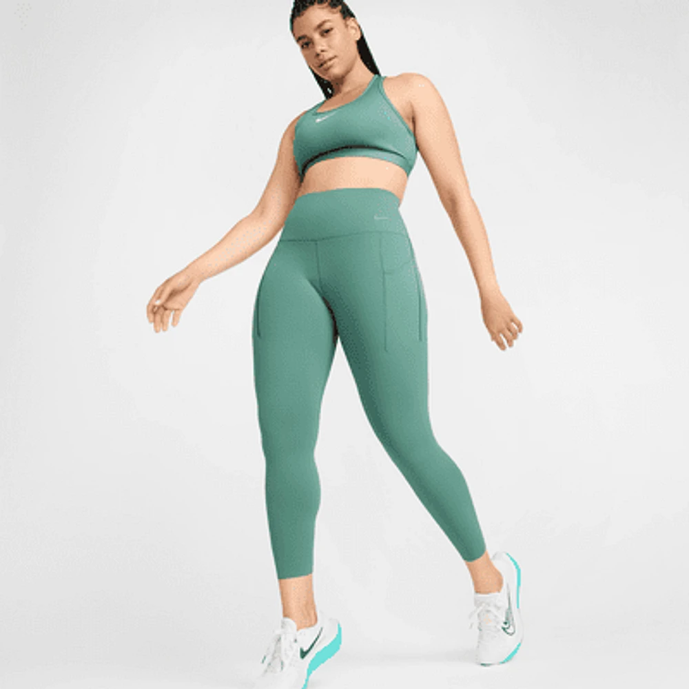 Nike Universa Women's Medium-Support Mid-Rise 7/8 Leggings with Pockets. Nike.com