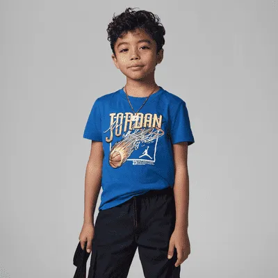 Jordan Fireball Dunk Tee Little Kids' T-Shirt. Nike.com