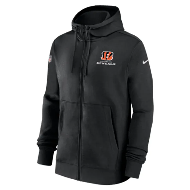 Nike Women's Sideline Club (NFL Cincinnati Bengals) Pullover Hoodie in Black, Size: 2XL | 00MW00A9A-E7V