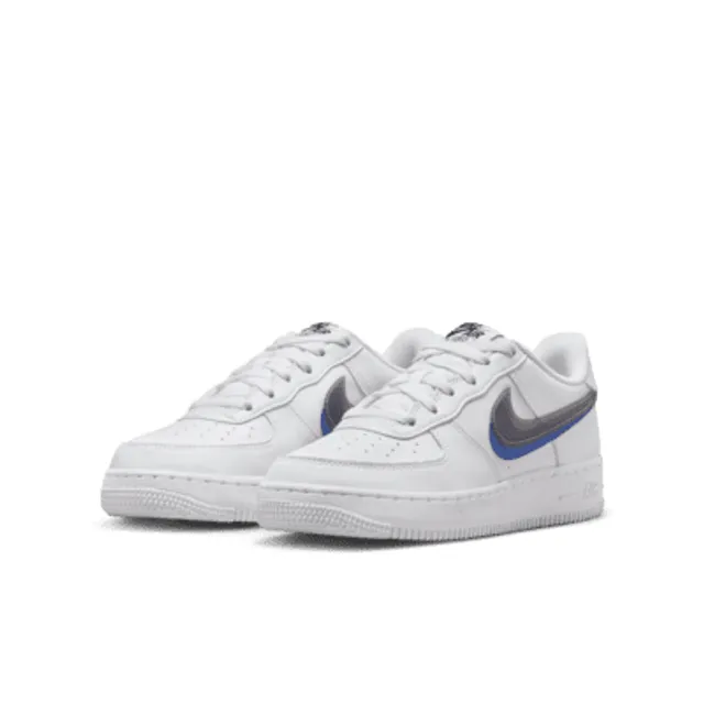 Nike Air Force 1 Low 07 LV8 White Racer Blue (GS) for Women