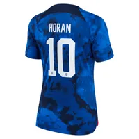 USWNT 2022/23 Stadium Away (Lindsey Horan) Women's Nike Dri-FIT Soccer Jersey. Nike.com