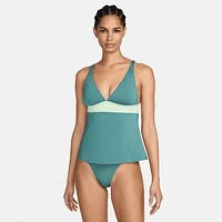 Nike Swim Essential Women's V-Neck Tankini Top. Nike.com