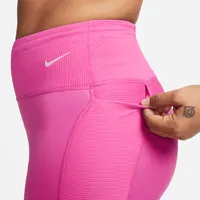 Nike Fast Women's Mid-Rise 7/8 Running Leggings with Pockets. Nike.com