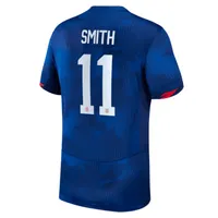 Sophia Smith USWNT 2023 Stadium Away Big Kids' Nike Dri-FIT Soccer Jersey. Nike.com