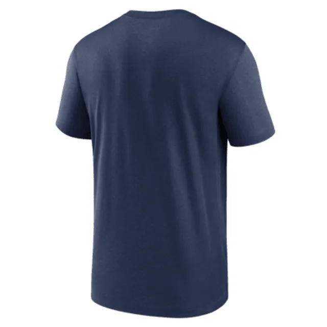 Men's Nike Blue Miami Marlins New Legend Logo T-Shirt Size: Small