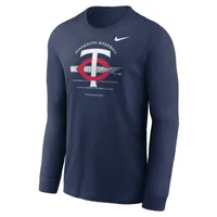 Nike Over Arch (MLB Minnesota Twins) Men's Long-Sleeve T-Shirt. Nike.com