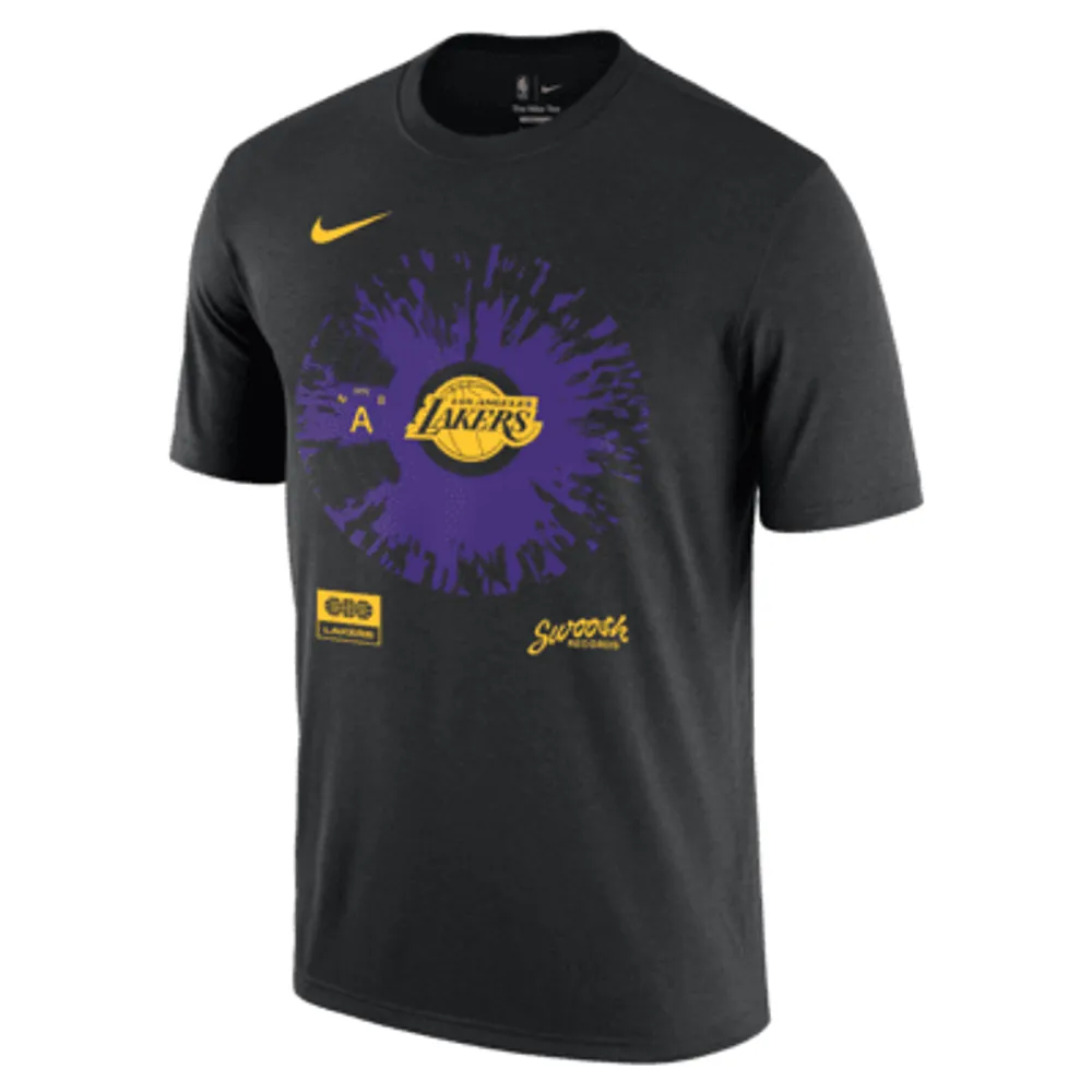 Buy Nike Black Los Angeles Lakers Nike Long Sleeve Practice T-Shirt from  the Next UK online shop