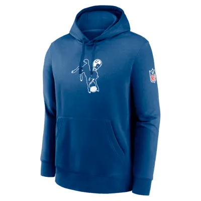 Nike Men's Indianapolis Colts Crucial Catch Therma-FIT Hoodie - Black - M (Medium)