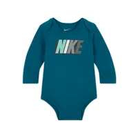 Nike Sportswear Baby (3-9M) Long-Sleeve Bodysuits (3-Pack). Nike.com