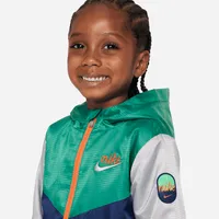 Nike Fleece-Lined Windbreaker Little Kids' Jacket. Nike.com