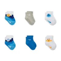 Nike Coral Reef Infant Socks (6 Pairs) Baby Socks. Nike.com