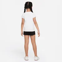 Nike Little Kids' Swoosh Pop Tee & Mesh Shorts Set. Nike.com