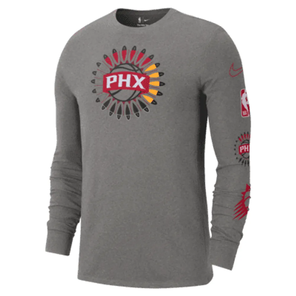 Phoenix Suns Courtside Max90 Men's Nike NBA Long-Sleeve T-Shirt