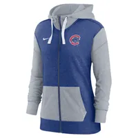 Nike Gym (MLB Chicago Cubs) Women's Full-Zip Hoodie. Nike.com