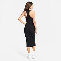 Nike Sportswear Chill Knit Women's Slim Sleeveless Ribbed Midi Dress. Nike.com
